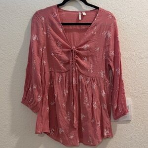 66. Cato Embroidered Boho Top